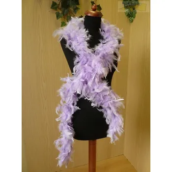 Karnevalový doplněk boa lilla