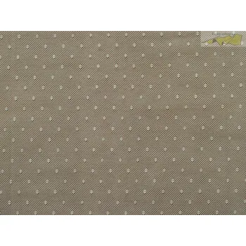 krémový tyl gaia s puntíky