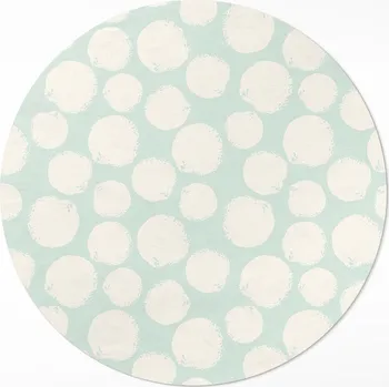 Obraz Dekorativní Kulatý Koberec Vinylový Rozměr ⌀ 70 cm Abstraktní malované skvrny