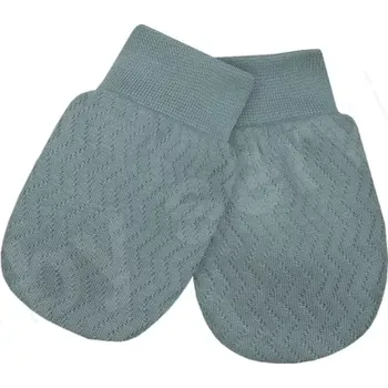 Kojenecká čepice Kojenecké rukavičky Vlnky mátové Baby Service (1882)