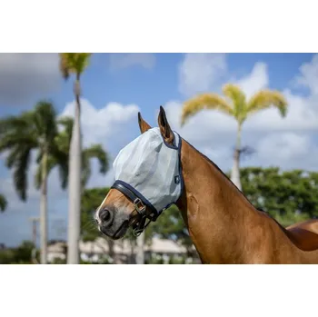 Koňská maska proti hmyzu HORSEWARE Maska proti hmyzu Newmarket Horseware, bez ochrany uší, witney navy FULL