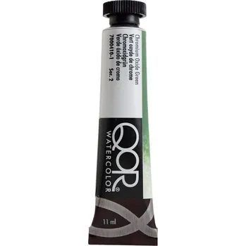 Vodová barva QOR Watercolor 7000410-1 Akvarelová barva Chromium Oxide Green 11ml 11 ml 1 ks