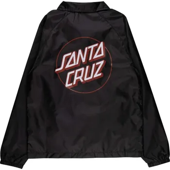 SANTA CRUZ bunda - Youth Partial Dot Coach Jacket Black (BLACK) velikost: 12-14