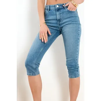 Dámské džíny Sinsay - Džíny capri - modrá - 786DB-55J - 786DB-55J-36