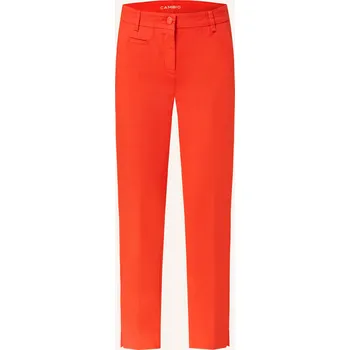 Cambio Dámské 7/8 Chino Kalhoty, oranžová, 36