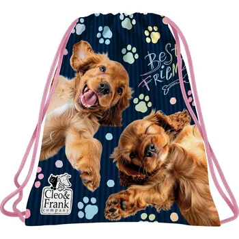 Sáček na přezůvky, tělocvik Cleo a Frank pejsek