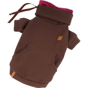 Obleček pro psa Mikina Arthur - hnědá XXL