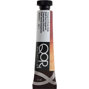 Vodová barva QOR Watercolor 7000475-1 Akvarelová barva Transparent Brown Oxide 11ml 11 ml 1 ks