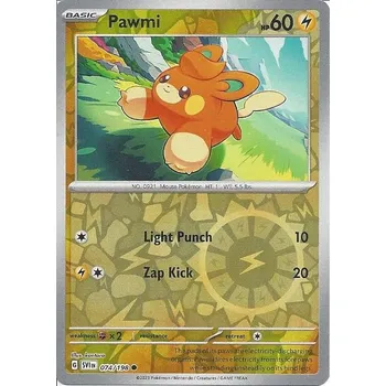 Sběratelská karetní hra Pokémon karta Pawmi 074/198 Reverse Holo