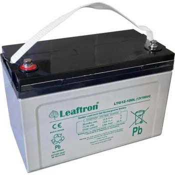 Autobaterie Leaftron Záložní akumulátor Leaftron LTG12-100L 12V, 100Ah, 1200A (gelový)
