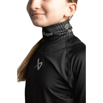 Ribano - Triko s chráničem krku Bauer LS NECKPROTECT Youth Velikost: Youth XS
