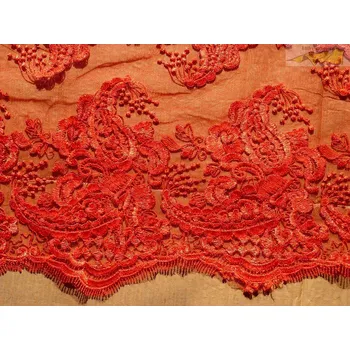 Krajka elastická krajka 2441 červená