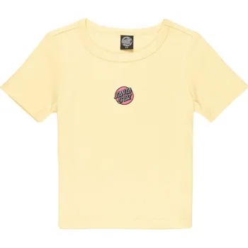 SANTA CRUZ triko - Other Dot Emb T-Shirt Butter (BUTTER) velikost: 14