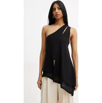 Dámská halenka Halenka Silvian Heach SIGUIN dámská, černá barva, hladká, CVP25024TO 99X, vel. 34