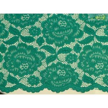 Krajka zelená elastická krajka alice