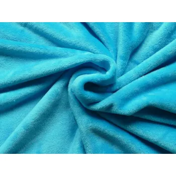 flanel fleece tyrkysový