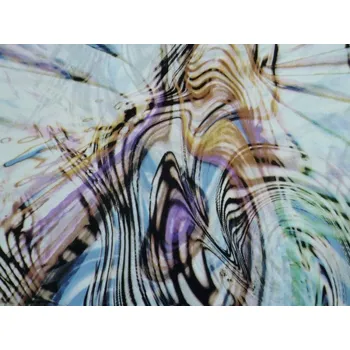 modré hedvábí 2887 abstraktní vzor