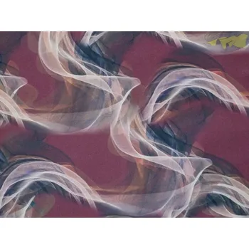 vínová hedvábná šatovka 3125 magické linie