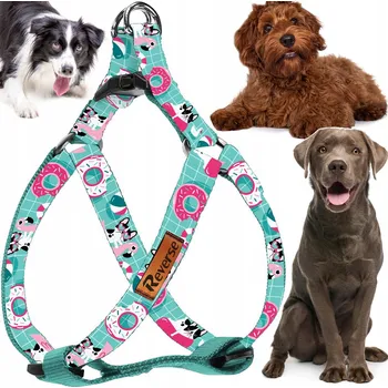 Postroj pro psa POSTROJ PRO PSA STEP-IN NASTAVITELNÝ SILNÝ POHODLNÝ NETLAČÍCÍ VEL. M