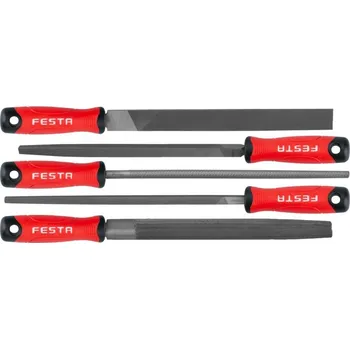 Sada pilníků FESTA 5ks 250mm/hrubost 2