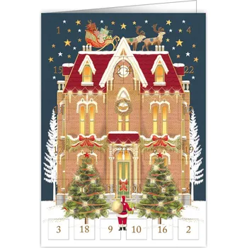 QUIRE PUBLISHING Přání adventní kalendář 6374 QP - vánoční