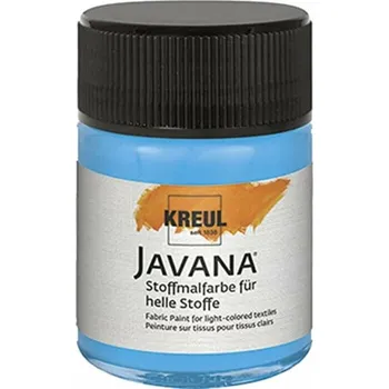 Speciální výtvarná barva Kreul Javana Barva na látky Fluorescent Blue 50 ml 1 ks