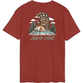 Pánské tričko SANTA CRUZ triko - Screaming Grizzly T-Shirt Dark Rust (DARK RUST) velikost: M