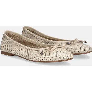 Dámské baleríny Kožené baleríny Answear.LAB béžová barva 22205.OS 01X, EUR 37