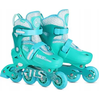Kolečkové brusle Rekreační kolečkové brusle Brusle 2v1 pro děti vel. S (30-33) zelené Nils