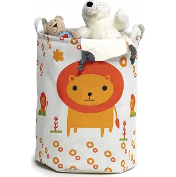 úložný prostor na hračky Dětský textilní koš na hračky oválný, Lev