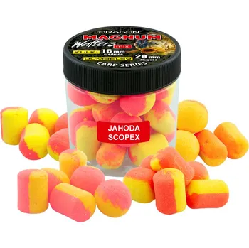 Návnadová surovina Nástraha DRAGON Magnum Wafters MIX 145ml *: Nástraha DRAGON Magnum Wafters MIX 145ml Jahoda-Scopex