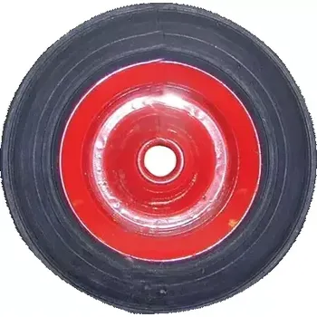 Kolo k rudlíku 160/15 mm plné, kovový disk, kluzný náboj