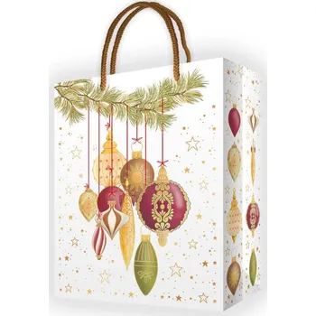 Dárková taška QUIRE PUBLISHING Dárková taška M 8263 QP - vánoční