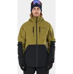 FUNDANGO Pánská lyžařská bunda Baily Eco S ZELENÁ|ČERNÁ