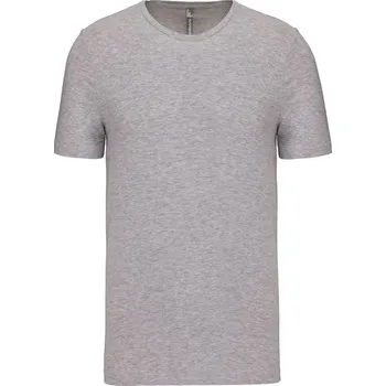 Pánská móda Pánské elastické tričko Kariban K3012 Barva: Šedý melír světlý, Velikost: L