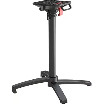 Zahradní stůl Zahradní stolová podnož CYLUS 4F 2.0 černá pro desky max O80 cm nebo 80×80 cm