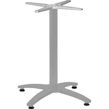 Zahradní stůl Zahradní stolová podnož ROMA 4 šedá pro desky max O80cm nebo 80×80cm