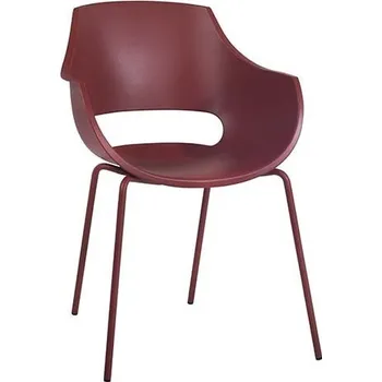 Zahradní jídelní židle OPAL červená