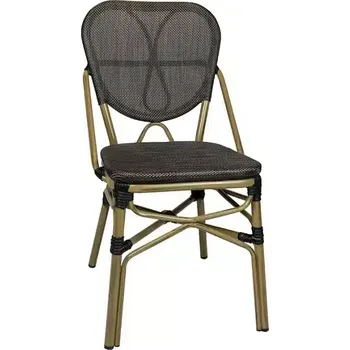 Zahradní jídelní židle MENDE antracit/přírodní