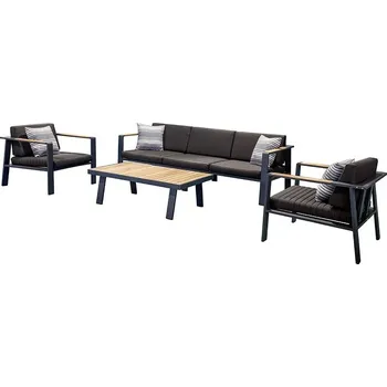 Zahradní sestava Zahradní 5 místná sedací souprava NOFI BLACK