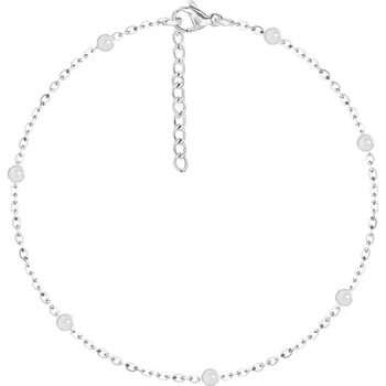 Náramek Postříbřený náramek Lilou 240/160/BRA/KUL/SR stříbrná SLV, vel. ONE SIZE