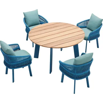 Zahradní sestava Zahradní 4 místná jídelní souprava AIO BLUE