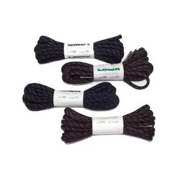 Tkaničky do bot Tkaničky Lowa Trekking, černá, 210 cm