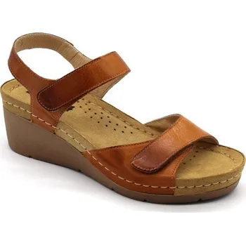Dámské sandále Leon Leons Sara - Hnědá Barva: Hnědá, Velikost: 40