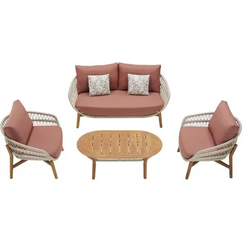 Zahradní sestava Zahradní 4 místná sedací souprava VASCA RED