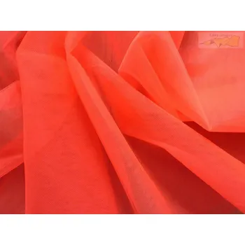 tyl neonově růžový š. 280 cm