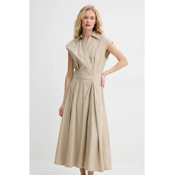 Dámské šaty Bavlněné šaty A.P.C. robe athena COEVD.F35149 zelená 81X, vel. 34