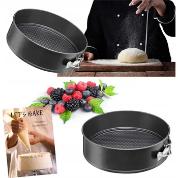 Forma na pečení KULATÁ FORMA NA DORT FORMA 28 CM S PEČÍCÍM KROUŽKEM