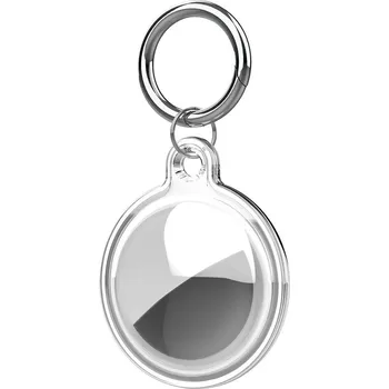 Lokátor HT Držák / pouzdro pro Apple AirTag / s karabinou / IPX8 / transparentní / 5907769372346