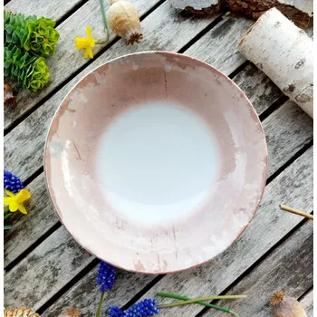 Talíř DECOLAB STONE GINGER talíř hluboký 22 cm, G. Benedikt 1882 (Porcelánový talíř 2. jakost)